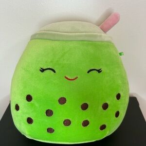 Green boba squishmallow